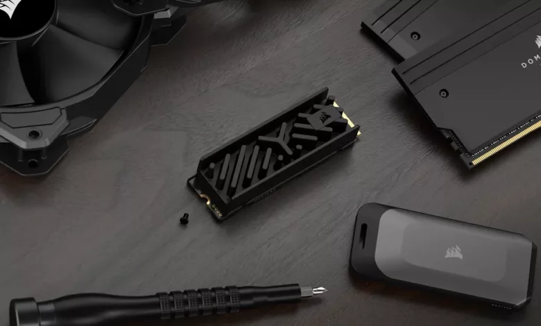 Corsair présente son SSD MP700 ELITE : PCIe 5.0 équipé du contrôleur Phison E31T 1 MP700 ELITE Heatsink Phison PS5031 E31T