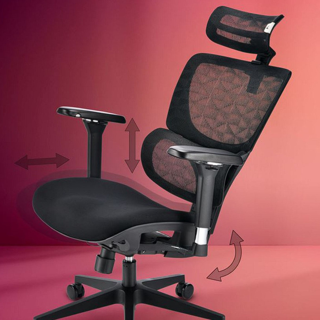 Sharkoon complète sa gamme de chaises OfficePal avec les C40 et C40M 4 OfficePal C40 réglages