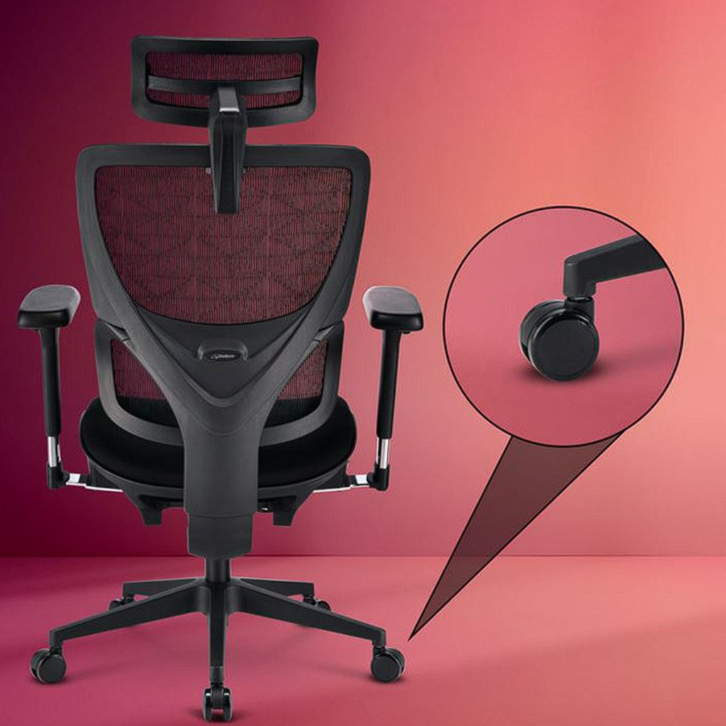 Sharkoon complète sa gamme de chaises OfficePal avec les C40 et C40M 8 OfficePal C40 soutien roulettes