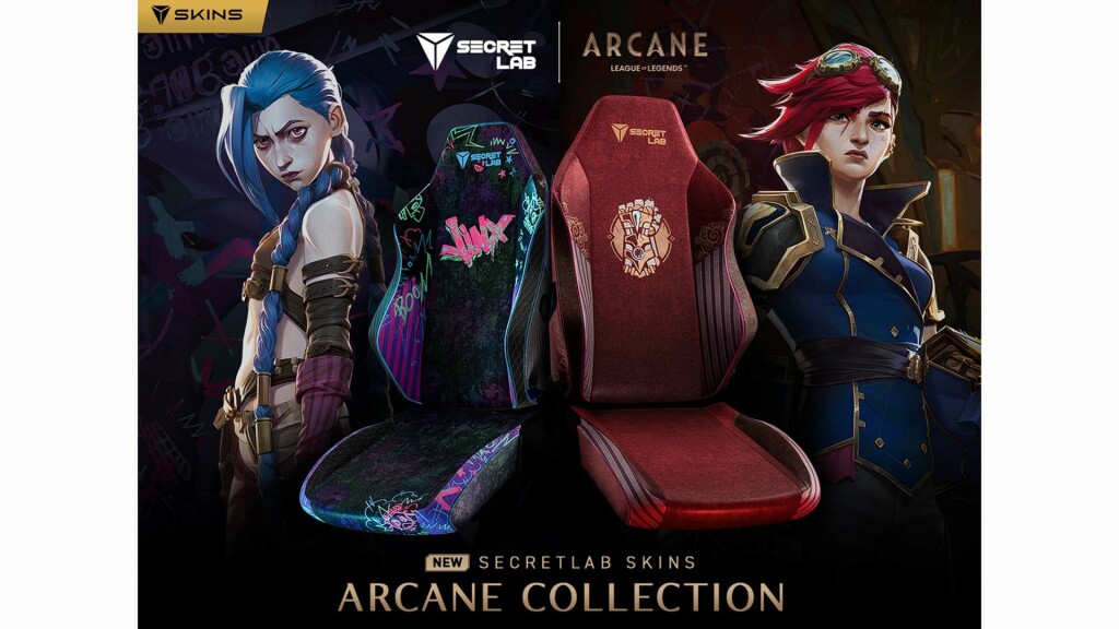 Secretlab présente sa collection de chaises Arcane : préparez-vous pour une confrontation épique entre Piltover et Zaun 3 Secretlab Arcane housses