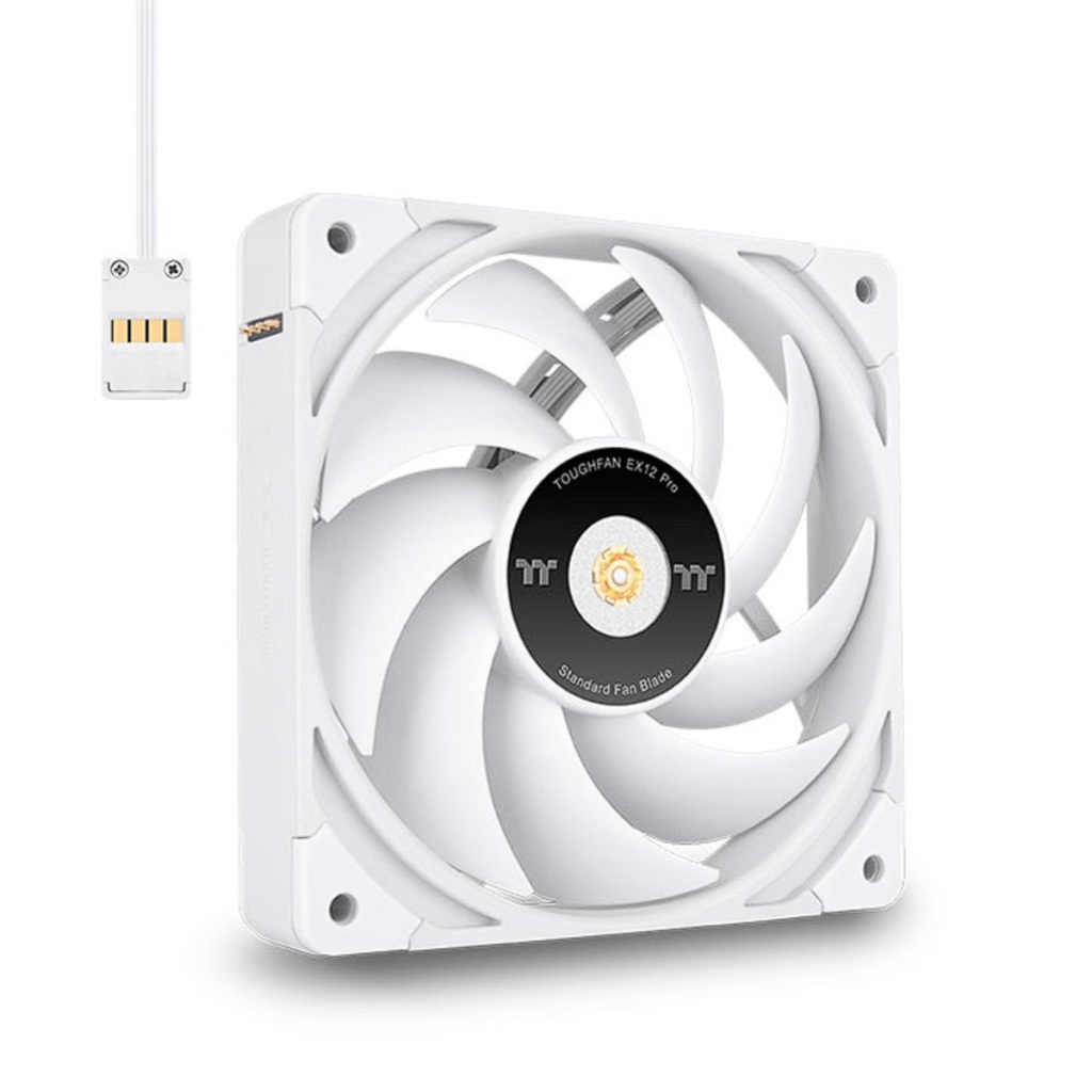 Les Thermaltake TOUGHFAN EX12/14 Pro sont maintenant disponibles en blanc 2 TOUGHFAN EX12 14 Pro face