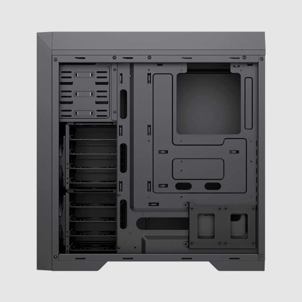GameMax présente le boîtier Titan Silent 2 : jusqu'à 8 disques 3,5" ! 5 Titan Silent 2 intérieur 2