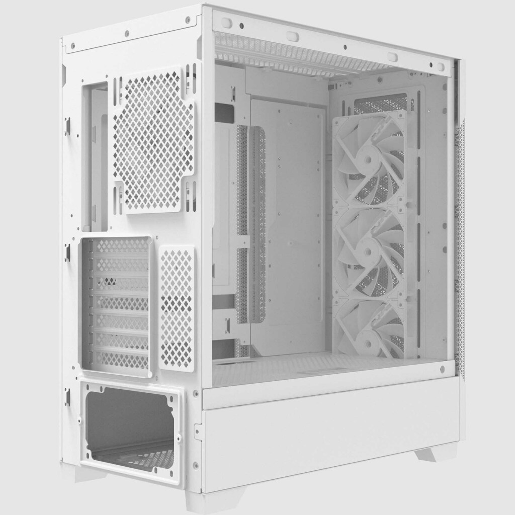 XPG fait évoluer son boîtier STARKER et présente les ventilateurs HURRICANE MAG 3 XPG STARKER AIR BTF blanc 1