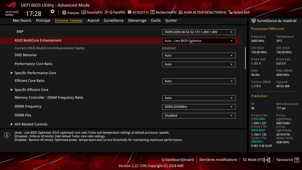 Z890 Hero Bios 8