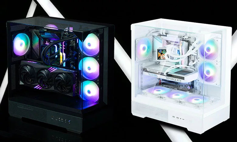 ZALMAN P40 Prism : trois parois en verre trempé 1 ZALMAN P40 Prism Couv