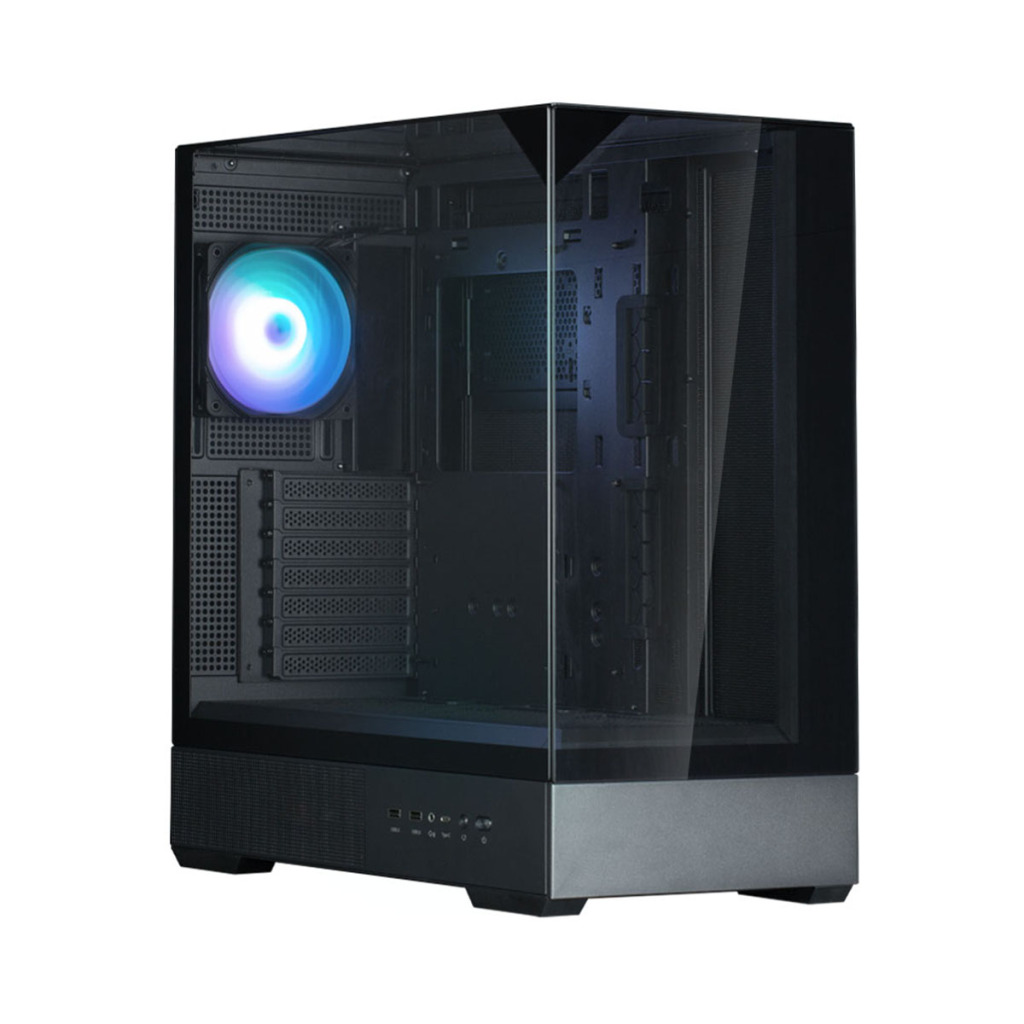 ZALMAN P40 Prism : trois parois en verre trempé 2 ZALMAN P40 Prism trois quarts