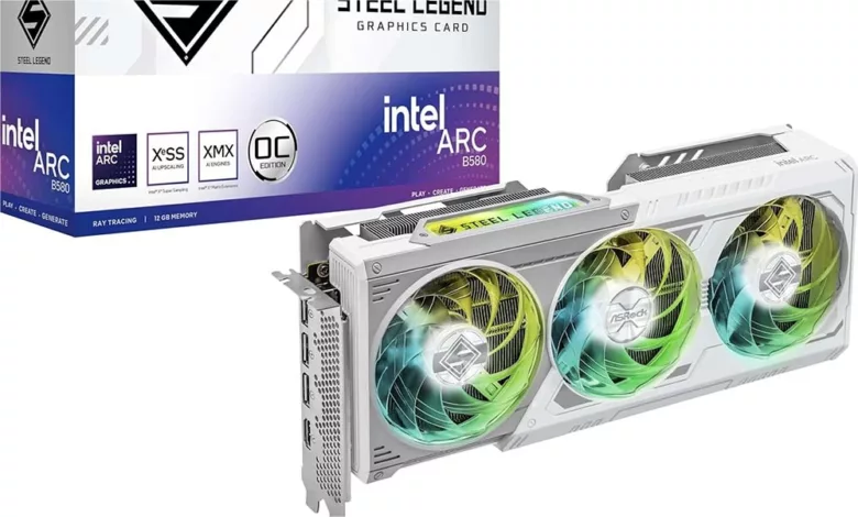 Premier benchmark pour la Intel ARC B580 1 asrock arc b580 steel legend