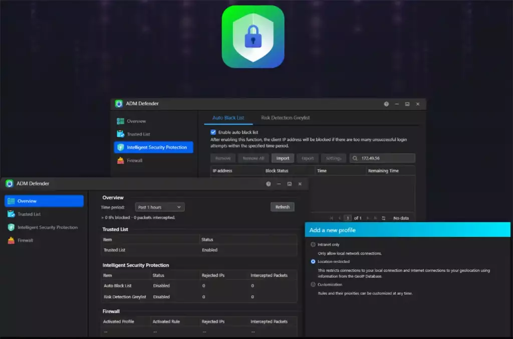 ASUSTOR ADM 5.0, nouvel OS mais pas pour tout le monde 2 asustor adm defender