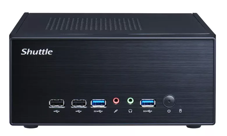 Shuttle XH610G2, un Barebone XPC ultra-compact 1 barebone shuttle xh610g2 front