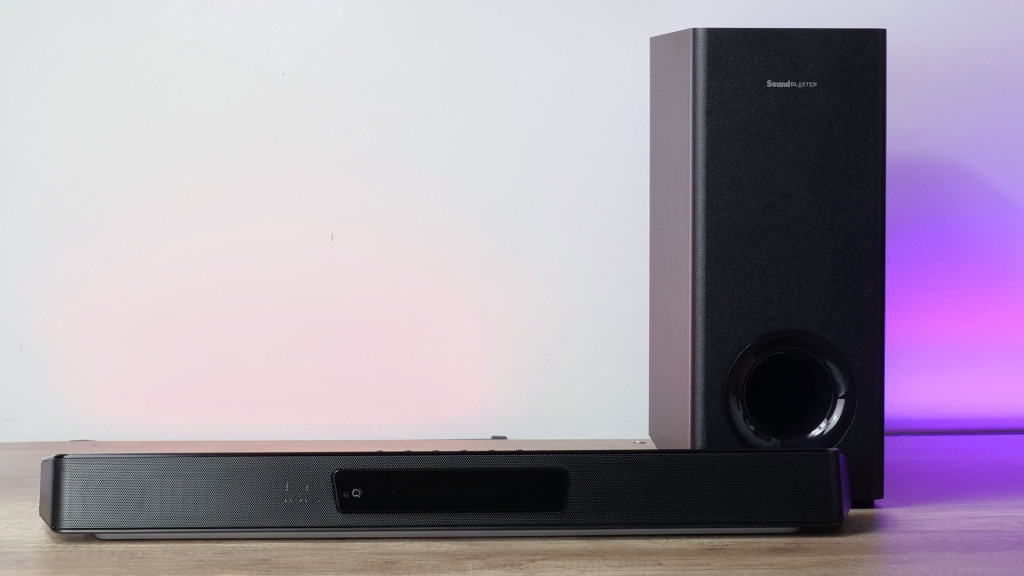 barre sone creative sound blaster katana v2 avec subwoofer