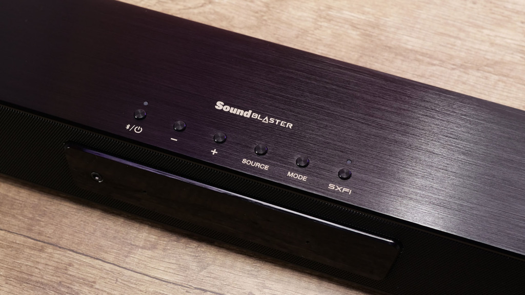 barre sone creative sound blaster katana v2 commandes