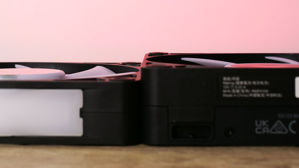 corsair icue link rx120 rgb max ventilateur 30mm vs 25mm