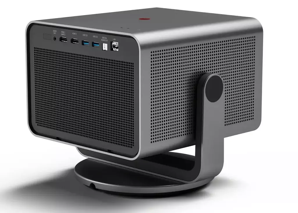 Mini-projecteur Leica Cine Play 1, technologie triple laser RGB jusqu'à 3000 lumens ANSI 3 mini projecteur leica cineplay 1 connectique