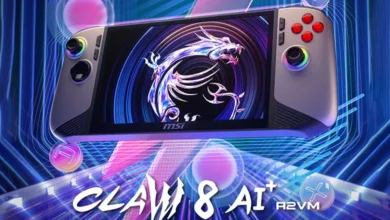 MSI présente ses nouvelles consoles Claw 8 AI+ et Claw 7 AI+ sur Amazon USA 15 msi claw 8 ai Hero