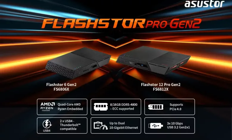 nas asustor flashstor gen2 series