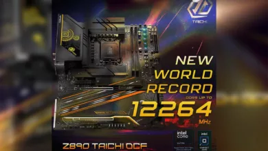 nouveau record ddr5 v color z890 taichi ocf