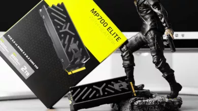 test corsair mp700 elite 2 to heatsink