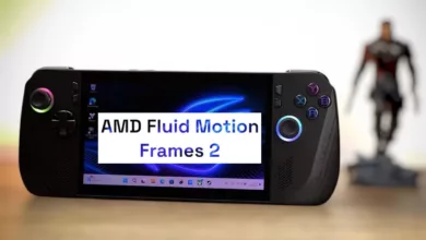AMD Fluid Motion Frames 2 : Boost de Performance pour ROG Ally X 3 AMD Fluid Motion Frames rog ally x