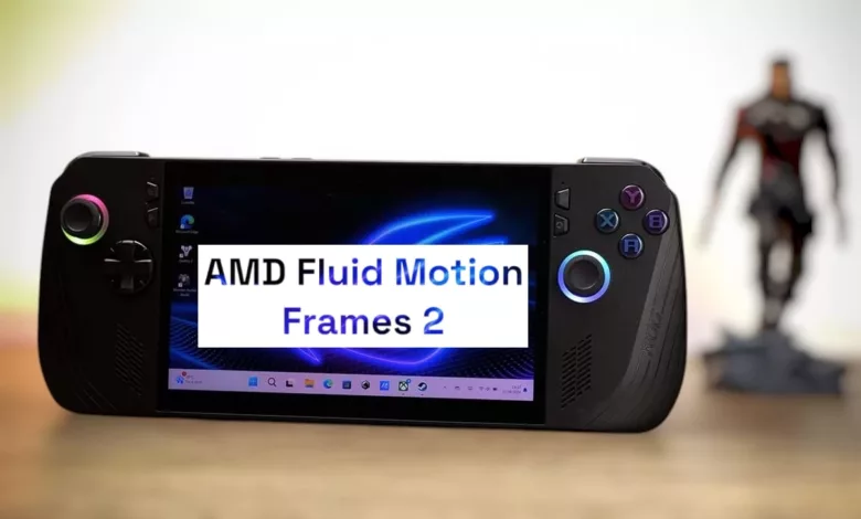 AMD Fluid Motion Frames 2 : Boost de Performance pour ROG Ally X 1 AMD Fluid Motion Frames rog ally x