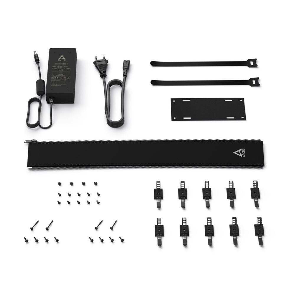 ARCTIC lance Senza, un PC à installer sous son bureau avec refroidissement passif 6 ARCTIC Senza bundle