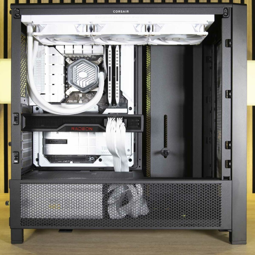 CORSAIR FRAME 4000D montage chambre principale cache alimentation aéré