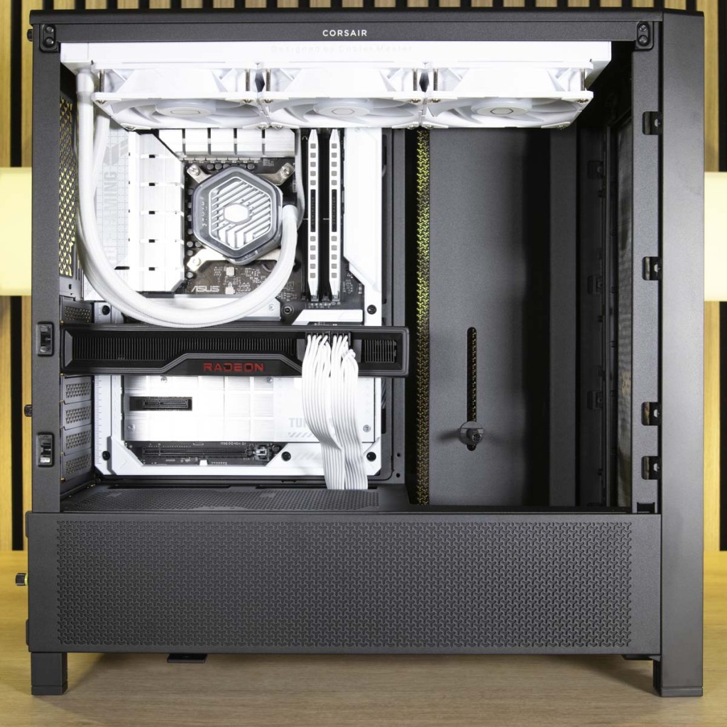 CORSAIR FRAME 4000D montage chambre principale cache alimentation fermé