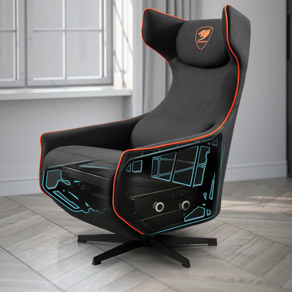 COUGAR MAGUS : un fauteuil au confort ensorcelant 6 COUGAR MAGUS base pivotante