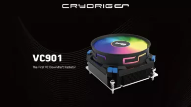 CRYORIG VC901: un ventirad top flow prenant en charge jusqu'à 180W de TDP 11 CRYORIG VC901 Couv