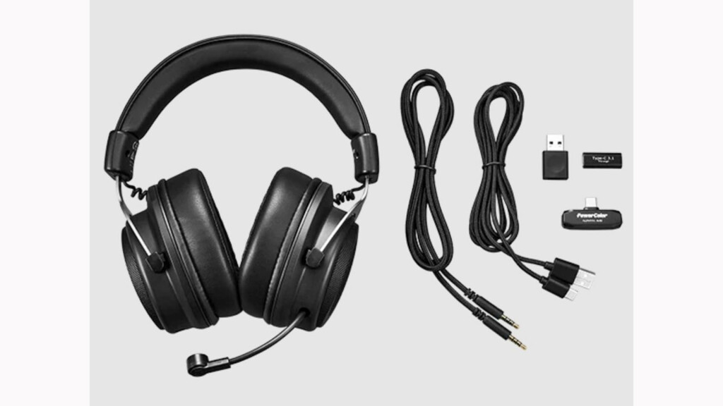 PowerColor présente le casque de jeu sans fil ALPHYN AH10 7 Casque de jeu ALPHYN AH10 bundle