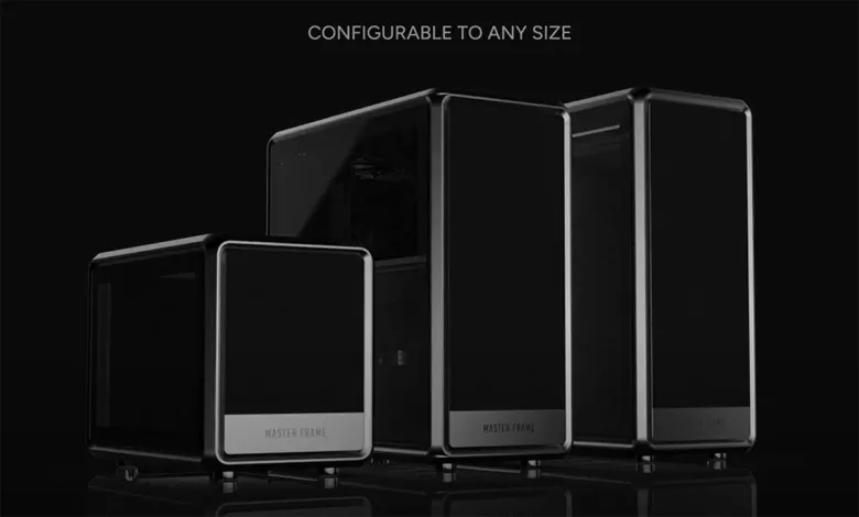 Cooler Master MasterFrame Series : Un boîtier ultra-modulaire et raffiné dévoilé 1 Cooler Master MasterFrame Series The Ultimate Custom PC Case