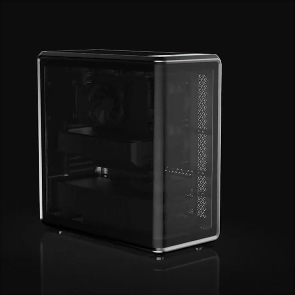 Cooler Master MasterFrame Series : Un boîtier ultra-modulaire et raffiné dévoilé 6 Cooler Master MasterFrame Series curve glass