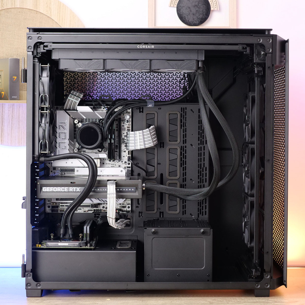 Corsair 9000D Airflow assembly final look