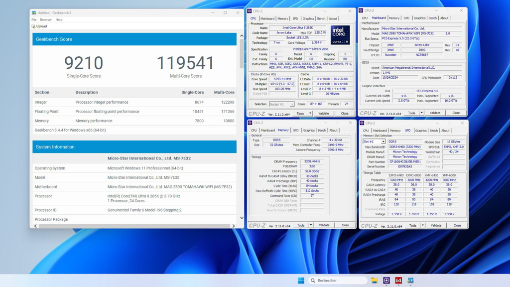 DDR5 Crucial Pro OC 32 GO 6400MHz gb3