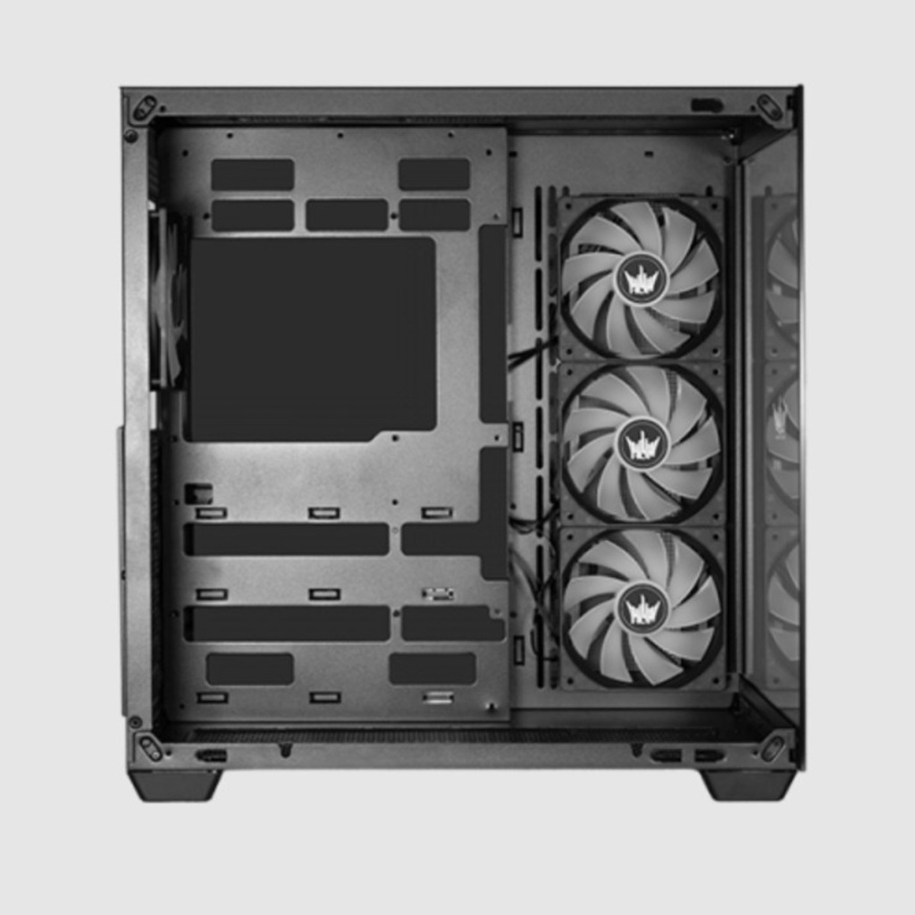 GALAX HOF ALLSYNQ : un boîtier moyen tour ATX type aquarium compatible cartes mères à connecteurs arrière 5 GALAX HOF ALLSYNQ chbre ppale