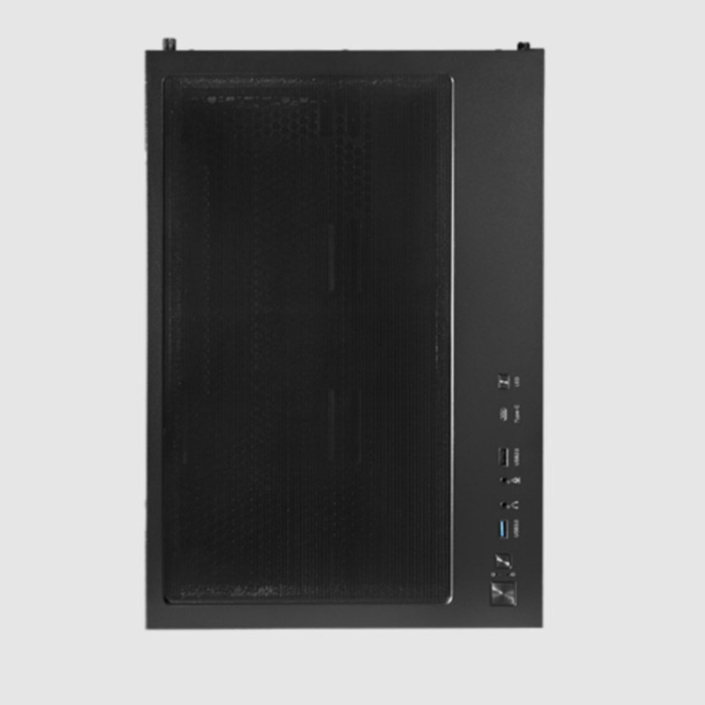 GALAX HOF ALLSYNQ : un boîtier moyen tour ATX type aquarium compatible cartes mères à connecteurs arrière 4 GALAX HOF ALLSYNQ dessus