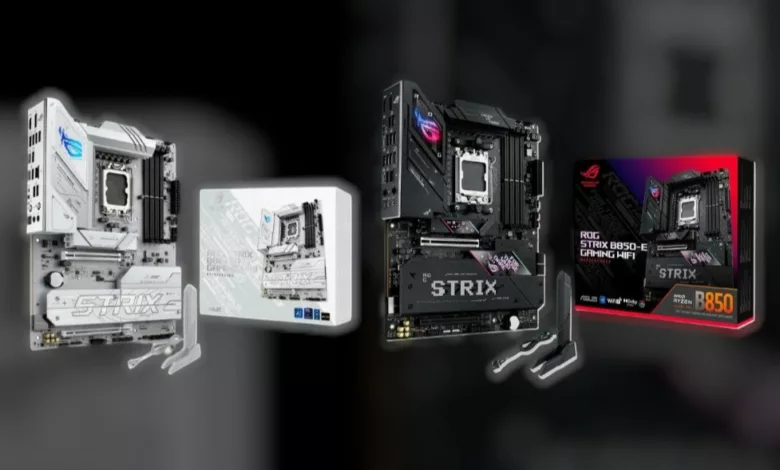 Intel et AMD B8x0 : lancement des cartes mères B860, B850 en janvier 2025 1 INTEL B860 AMD B850 HERO