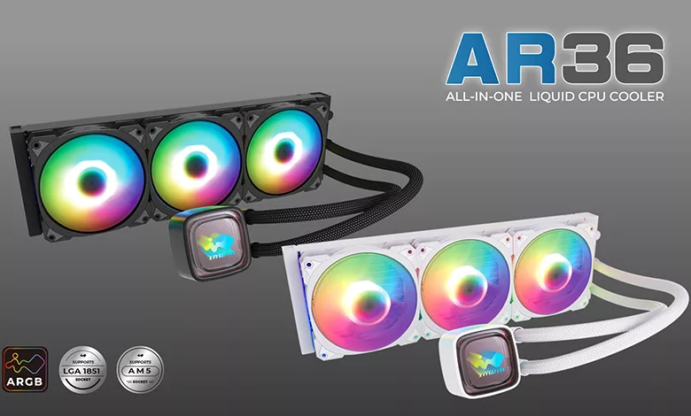 InWin lance son AIO AR36 360 mm Infinity Mirror Design avec ventilateurs Silent Neptune ARGB 1 InWin AR36 Couv