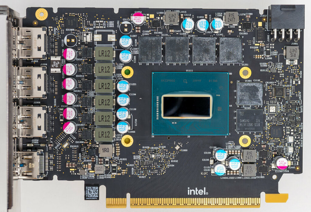 Intel b580 PCB Front