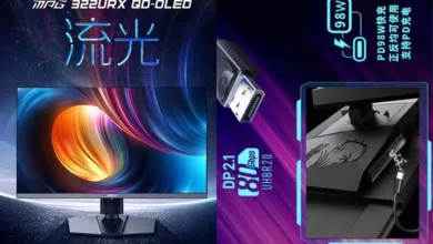 MSI MPG 322URX QDOLED MONITOR HeroImg