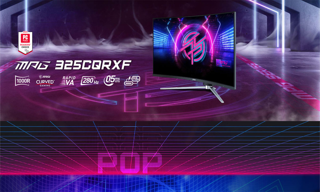 MSI MPG 325CQRXF : Performances Exceptionnelles pour Gamers et Créatifs 2 MSI MPG 325CQRXF 2k 280hz 01