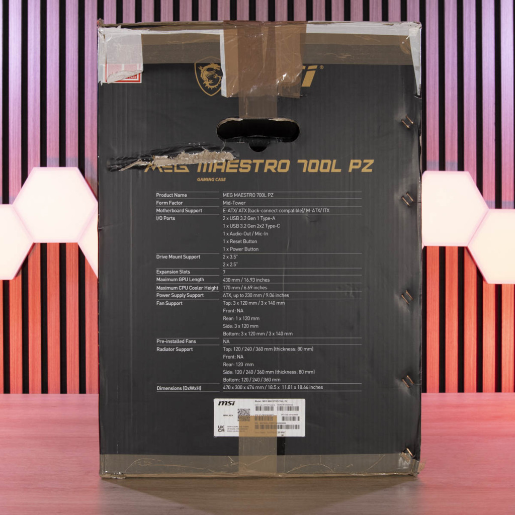 MSI MEG Maestro 700L PZ petit côté 1