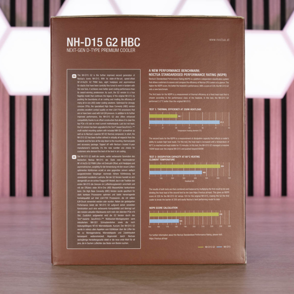 NOCTUA NH D15 G2 HBC emballage côté 2