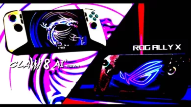 MSI Claw 8 AI+ : une performance 20 % supérieure au ROG Ally X selon MSI 23 ROG ALLY X VS MSI CLAW 8 AI