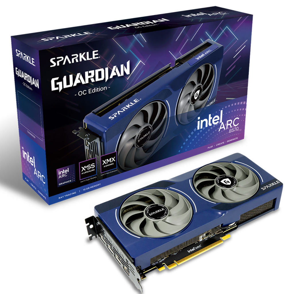 SPARKLE Arc B580 TITAN et B570 GUARDIAN : Puissance et Innovation 3 SPARKLE Arc B570 GUARDIAN