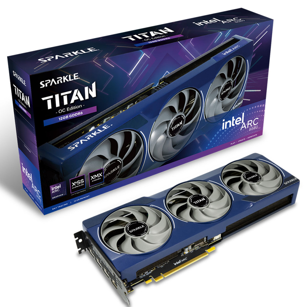 SPARKLE Arc B580 TITAN et B570 GUARDIAN : Puissance et Innovation 2 SPARKLE Arc B580 TITAN
