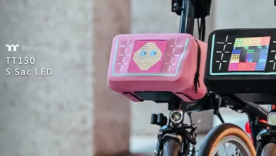 Thermaltake bichonne les cyclistes avec le sac LED TT150 40 Sac Thermaltake LED TT150 Couv