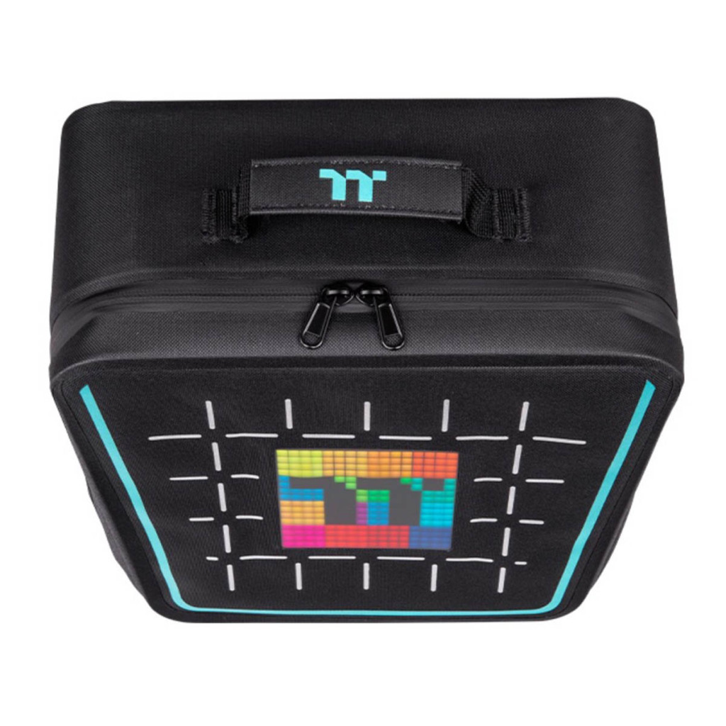 Thermaltake bichonne les cyclistes avec le sac LED TT150 4 Sac Thermaltake LED TT150 M noir