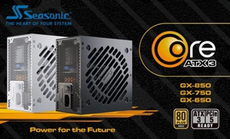 Seasonic CORE GX ATX 3 : des alimentations à jour avec ATX 3.1 et PCIe Gen 5.1 1 Seasonic CORE GX ATX 3 Couv