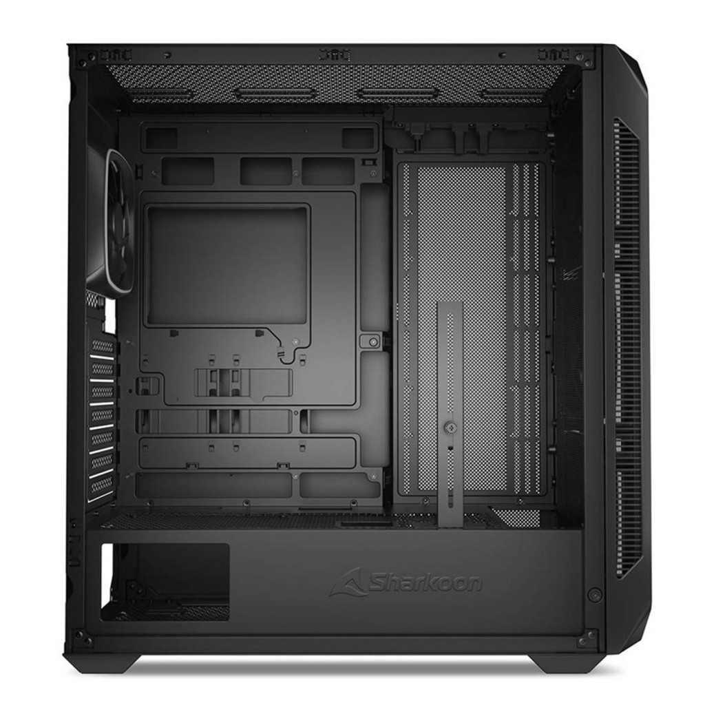 Sharkoon présente le boîtier AK5 RGB et les ventilateurs SHARK Lights RGB 4 Sharkoon AK5 RGB chambre principale