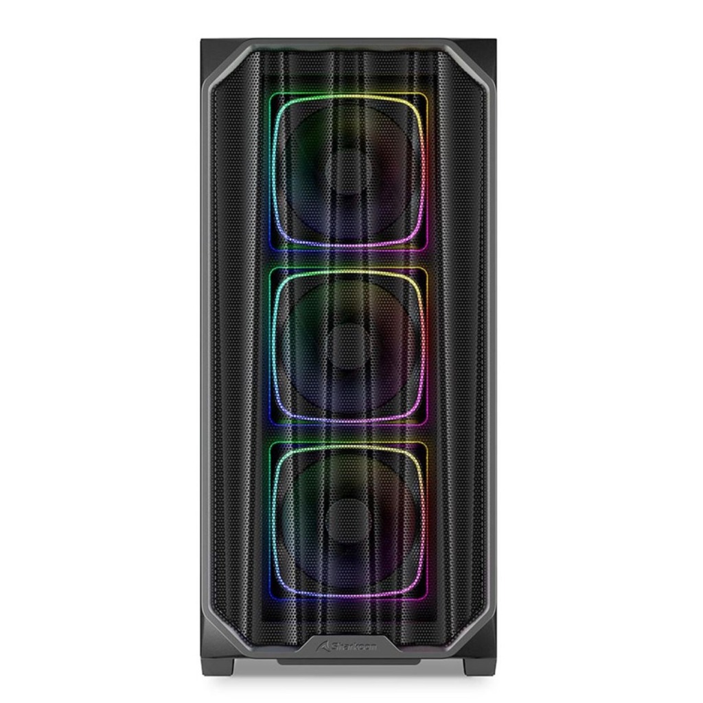 Sharkoon présente le boîtier AK5 RGB et les ventilateurs SHARK Lights RGB 6 Sharkoon AK5 RGB maille